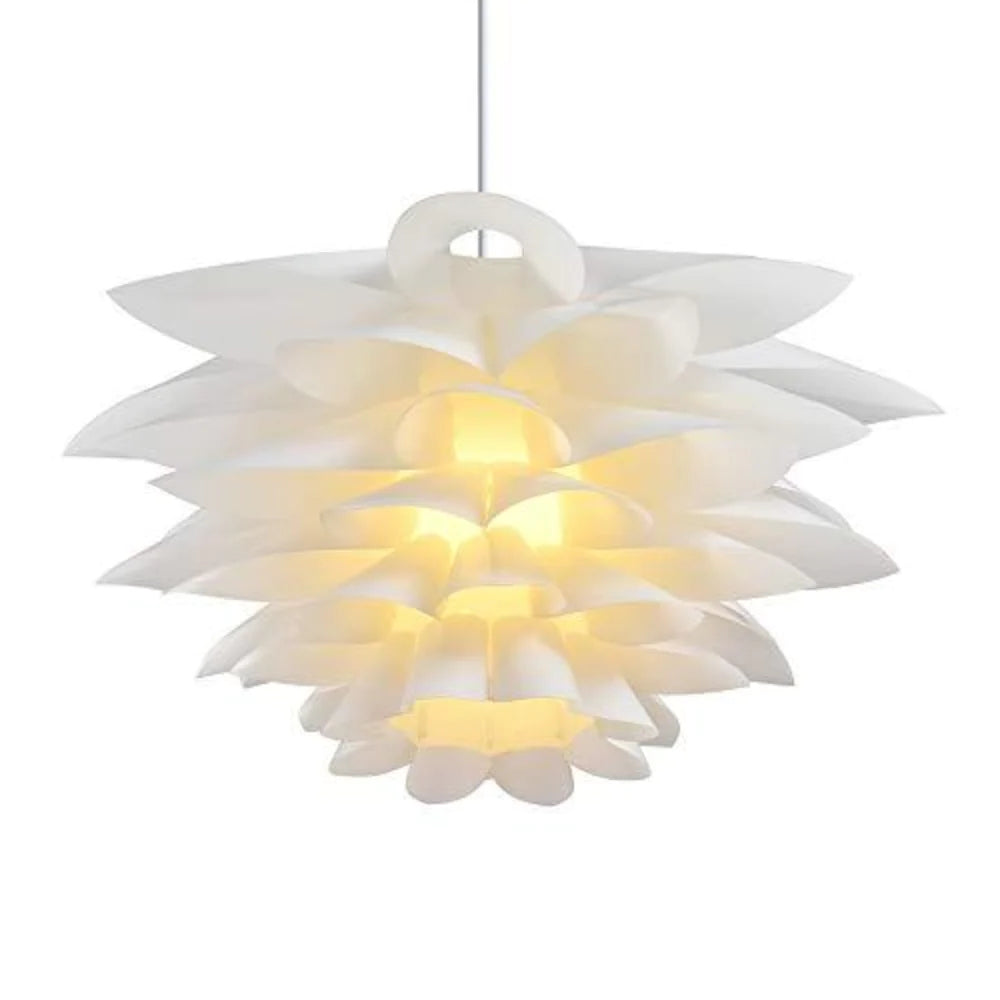 GoEco DIY Abat-Jour Lampe Suspension Lustre de Fleur Lotus : Créez Votre Propre Chef-d'Œuvre Lumineux