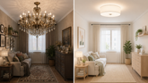 Waarom passen te complexe lampen vaak niet in kleine kamers?