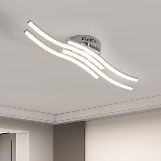 Plafonnier LED Design Incurvé Élégant : Illuminez Vos Espaces avec Style