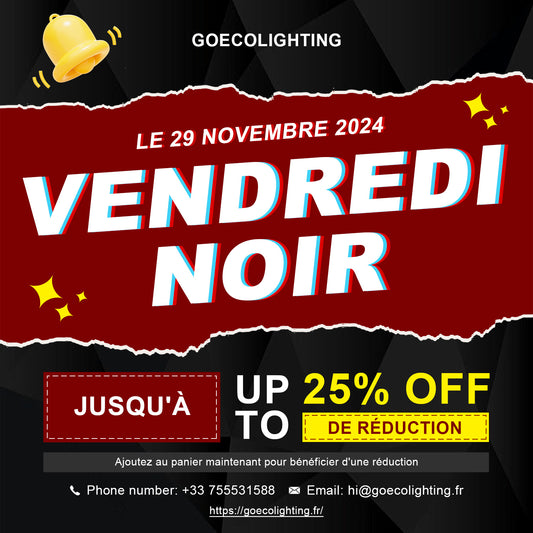 🎉 Black Friday chez Goeco! 🔥 Tout à -25% et coupon de 50€ pour 300€ d'achat ! 💡