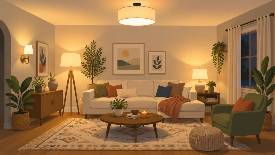 Comment éviter qu’un éclairage de salon ressemble à celui d’un bureau ?