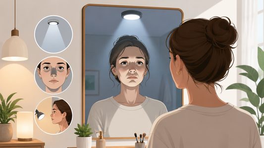 Pourquoi la lumière d’un luminaire peut-elle rendre le visage moins flatteur ?