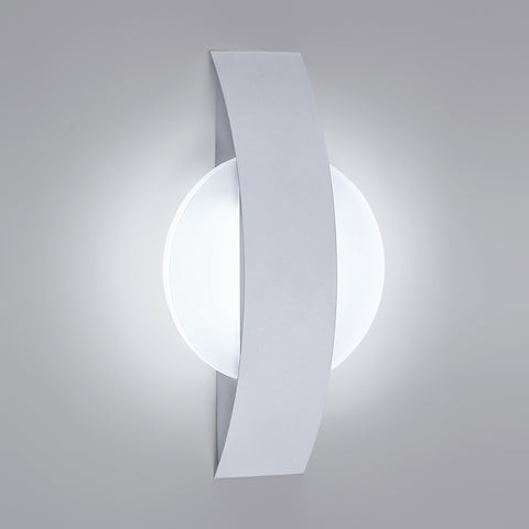 Applique Murale LED Moderne Rond Lampe Blanc 6500K 12W