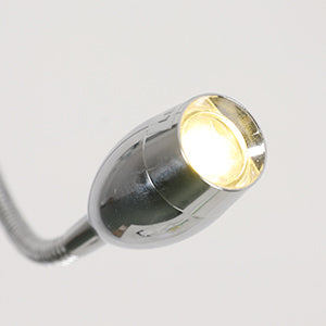 Lámpara de noche, luz de pared LED, luz de lectura, soporte de brazo oscilante para dormitorio, luz nocturna de pared E27 (no incluye bombillas)