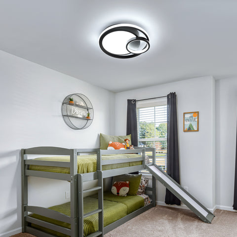 Lámpara de techo LED moderna de 36 W, 80 % de ahorro de energía, sin parpadeo, diseño elegante con pantalla acrílica translúcida, ideal para sala de estar y baño