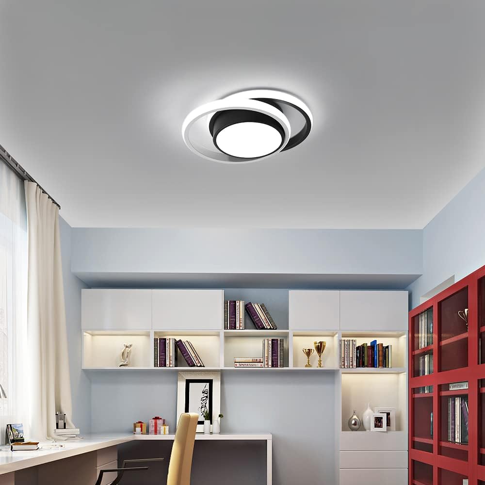 Plafonnier LED rond, Lampe de Plafond moderne 32W