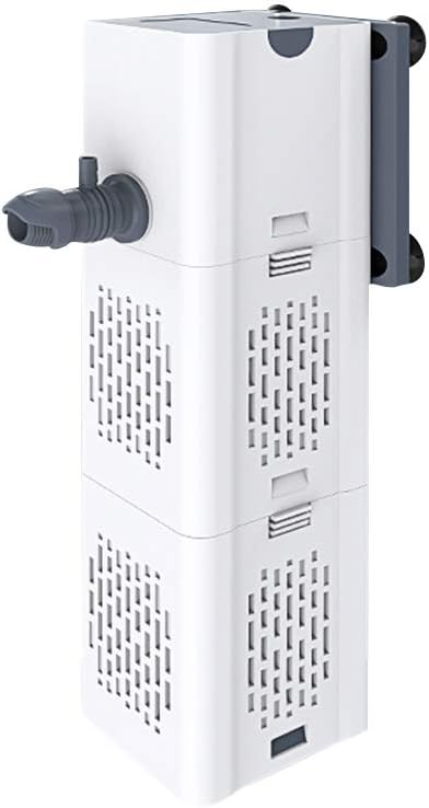 Innenfilter für Aquarien, 80–250 l, 15 W, Durchflussrate 1000 l/h, Innenfilter, Pumpenfilter mit Filterschwämmen 