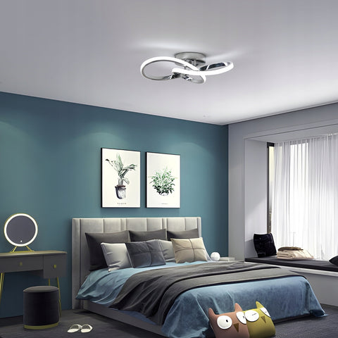 Luz de techo LED, plateada, luz blanca fría 38W 6500K, aluminio 40*12cm, para pasillo de sala de estar