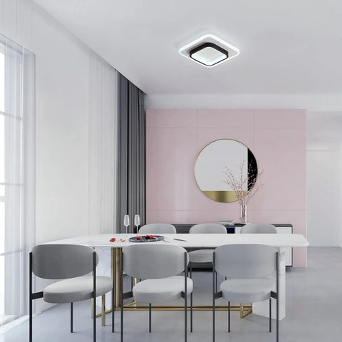 Plafonnier LED, Lampe de plafond nordique 20W pour Couloirs Salon