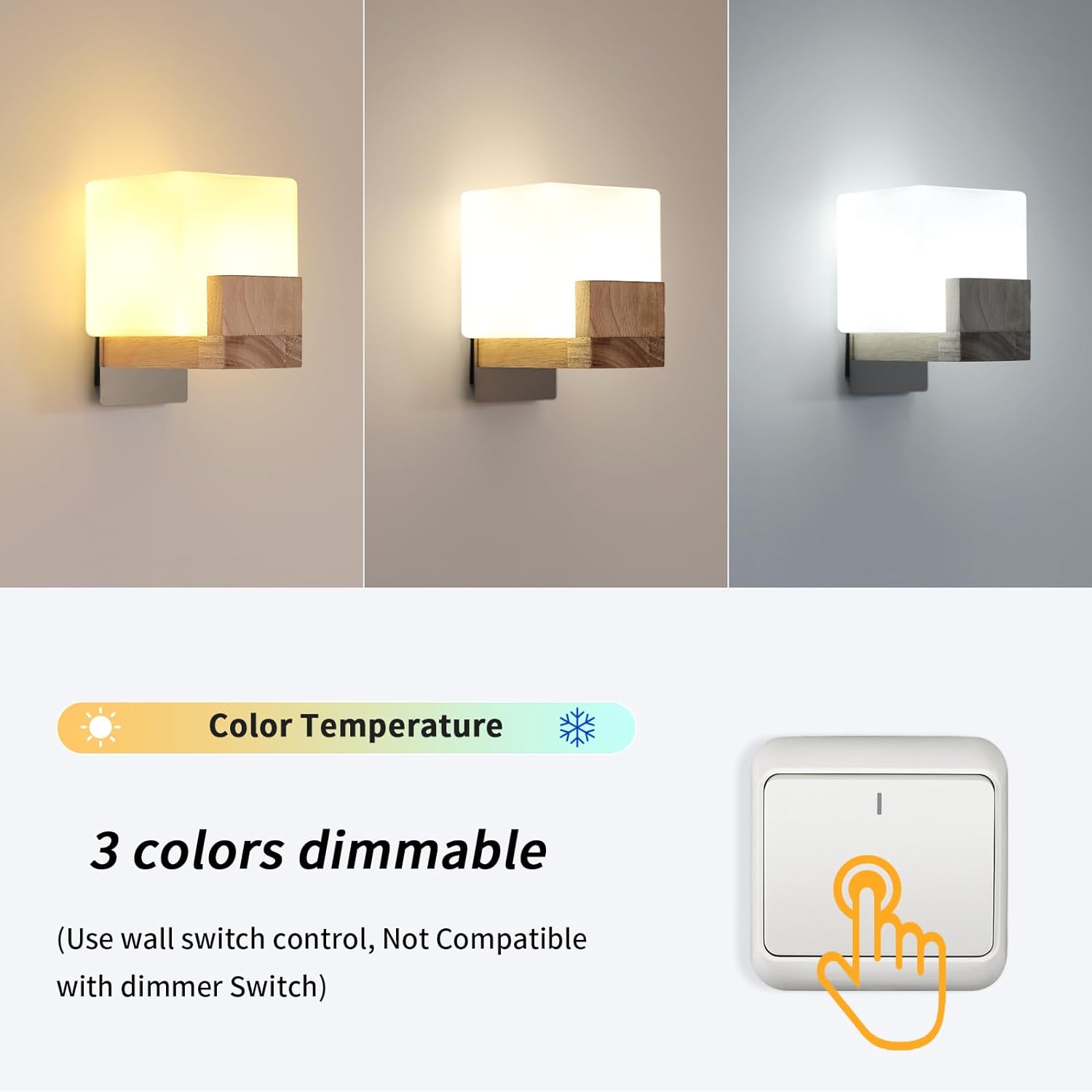 Diagramme de l'effet d'éclairage mural