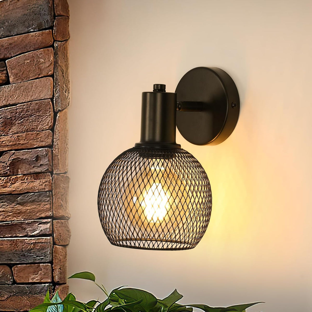 Metalen binnenwandlamp, ijzeren leeslamp bij het bed, E27-aansluiting voor woonkamer, slaapkamer, kantoor (zonder lamp)