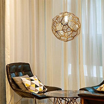 Lámpara moderna de lujo de acero inoxidable con bola de diamante creativa y pantalla colgante E27 para techo de sala de estar.