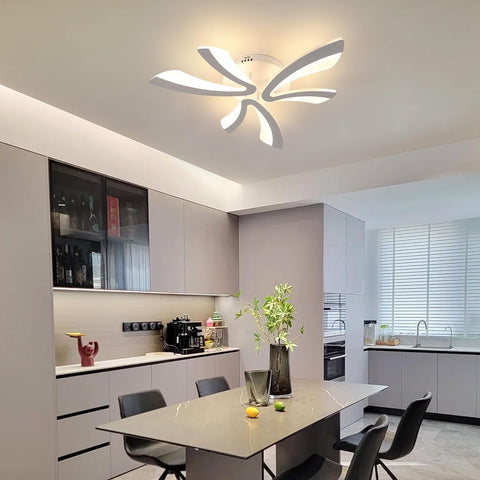 Plafonnier LED Moderne, 36W 4000LM Creative V Design Luminaire Plafonnier