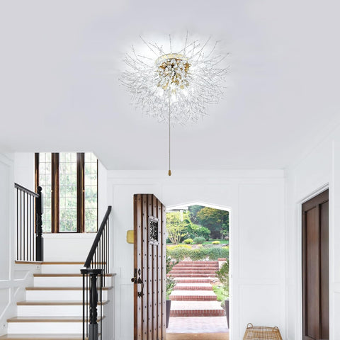 Luminaire Plafonnier en Cristal, Lustres de Feu d'Artifice Moderne