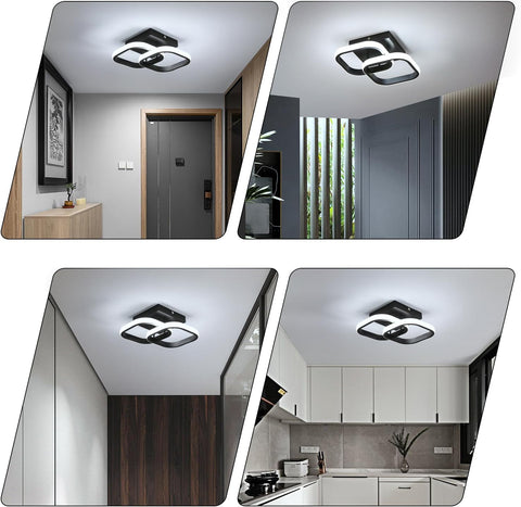 Moderne LED-Deckenleuchte, 22 W, 2550 lm, Acryl-Deckenleuchte, Deckenleuchte für Esszimmer, Küche, Studio, 6500 K kaltweißes Licht