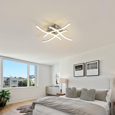 GOECO Plafonnier LED Design Moderne  4500K 24W