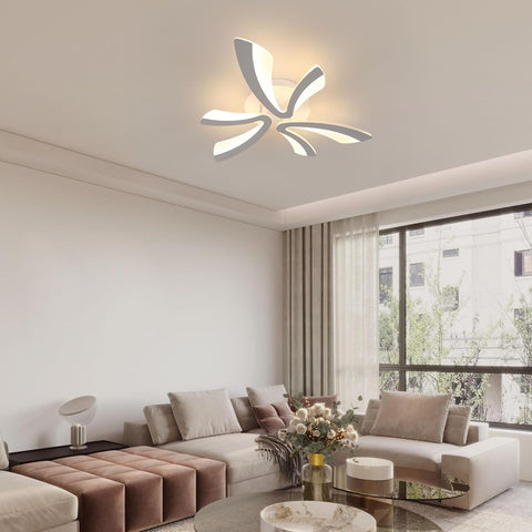 Plafonnier LED Moderne, 36W 4000LM Creative V Design Luminaire Plafonnier