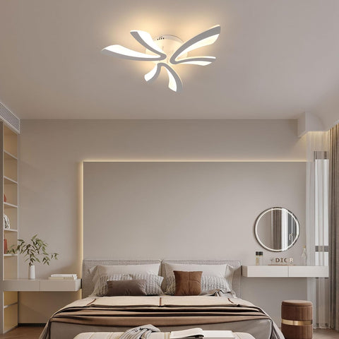 Plafonnier LED Moderne, 36W 4000LM Creative V Design Luminaire Plafonnier