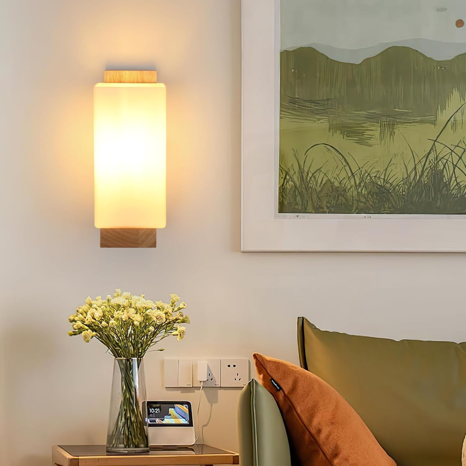 Lucande Andelina wandlamp, rond, zwart Lucande Andelina wandlamp, rond, zwart