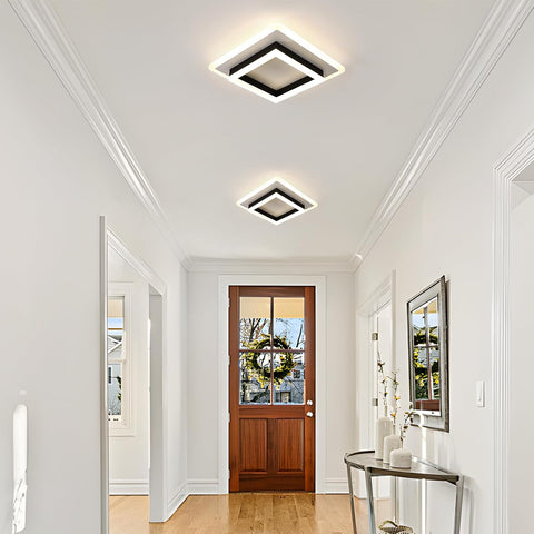 LED-Deckenleuchte Quadrat 4500K
