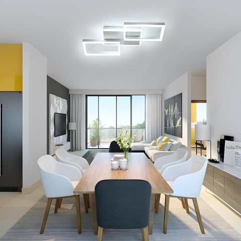 Moderne Quadratische LED Deckenleuchte 46W