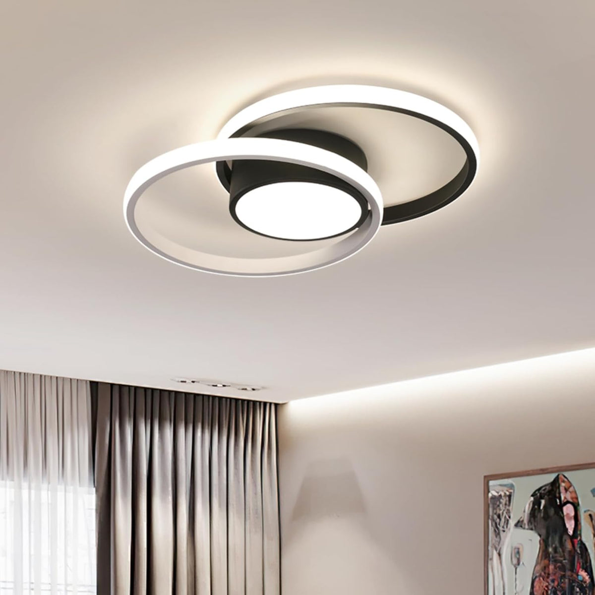 Nowoczesna Okrągła Lampa LED Sufitowa 42W