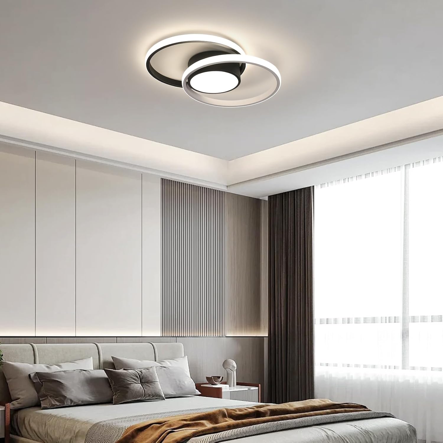 Nowoczesna Okrągła Lampa LED Sufitowa 42W