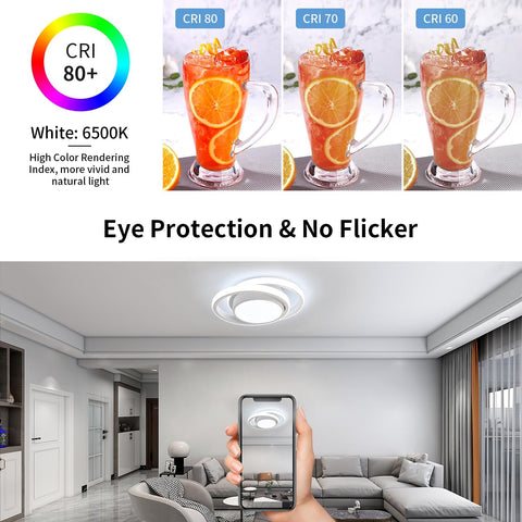 Plafón LED Redondo Moderno 32W 6500K