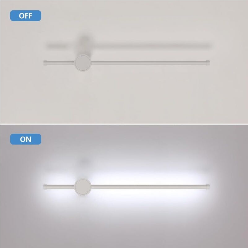 Diagramme de l'effet d'éclairage mural