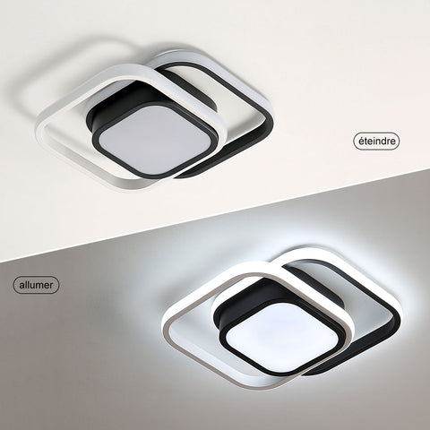 GOECO Plafonnier LED Moderne, 32W Lampe de PlafondSchéma des effets d'éclairage au plafond