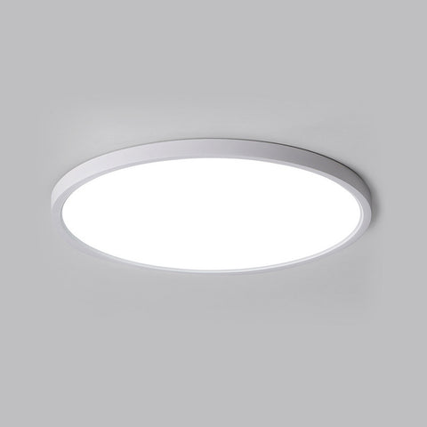 2 Stück ultradünne LED-Deckenleuchte, weiß, rund, 40 cm, 36 W, 6500 K, kaltweißes Licht, PVC