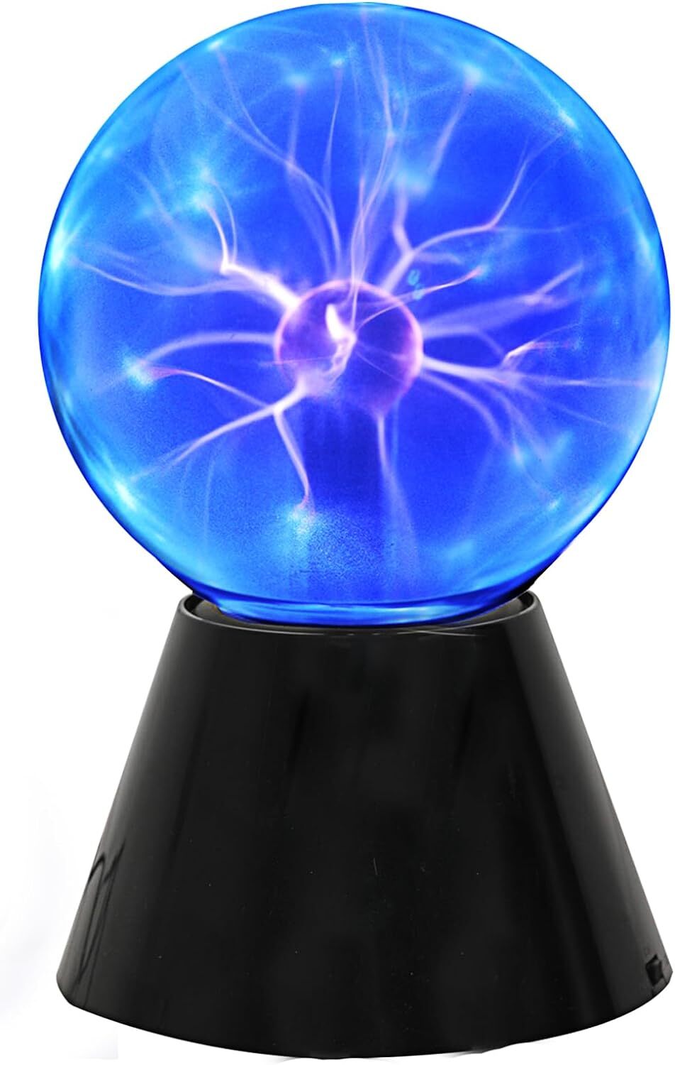 Luz de bola de plasma de 13CM, lámpara de esfera de 5 pulgadas, lámpara mágica azul con Control táctil y de sonido, regalos de Navidad, decoraciones para fiestas