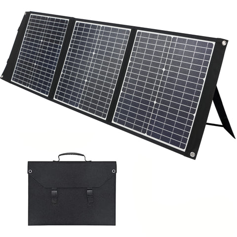 Panel Solar Plegable Impermeable, Observante y Eficiente, Células Solares para Acampar al Aire Libre, Cargador de Bolsa, 60W