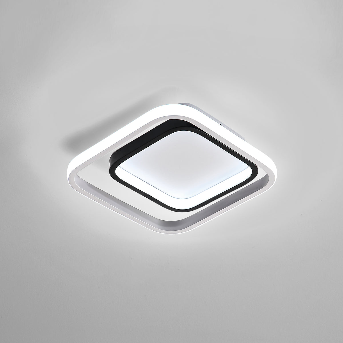 LED-Deckenleuchte, moderne Deckenleuchte 30 W, 3300 lm, 6000 K Deckenleuchte aus Acryl und Metall, für Wohnzimmer, Schlafzimmer, Esszimmer