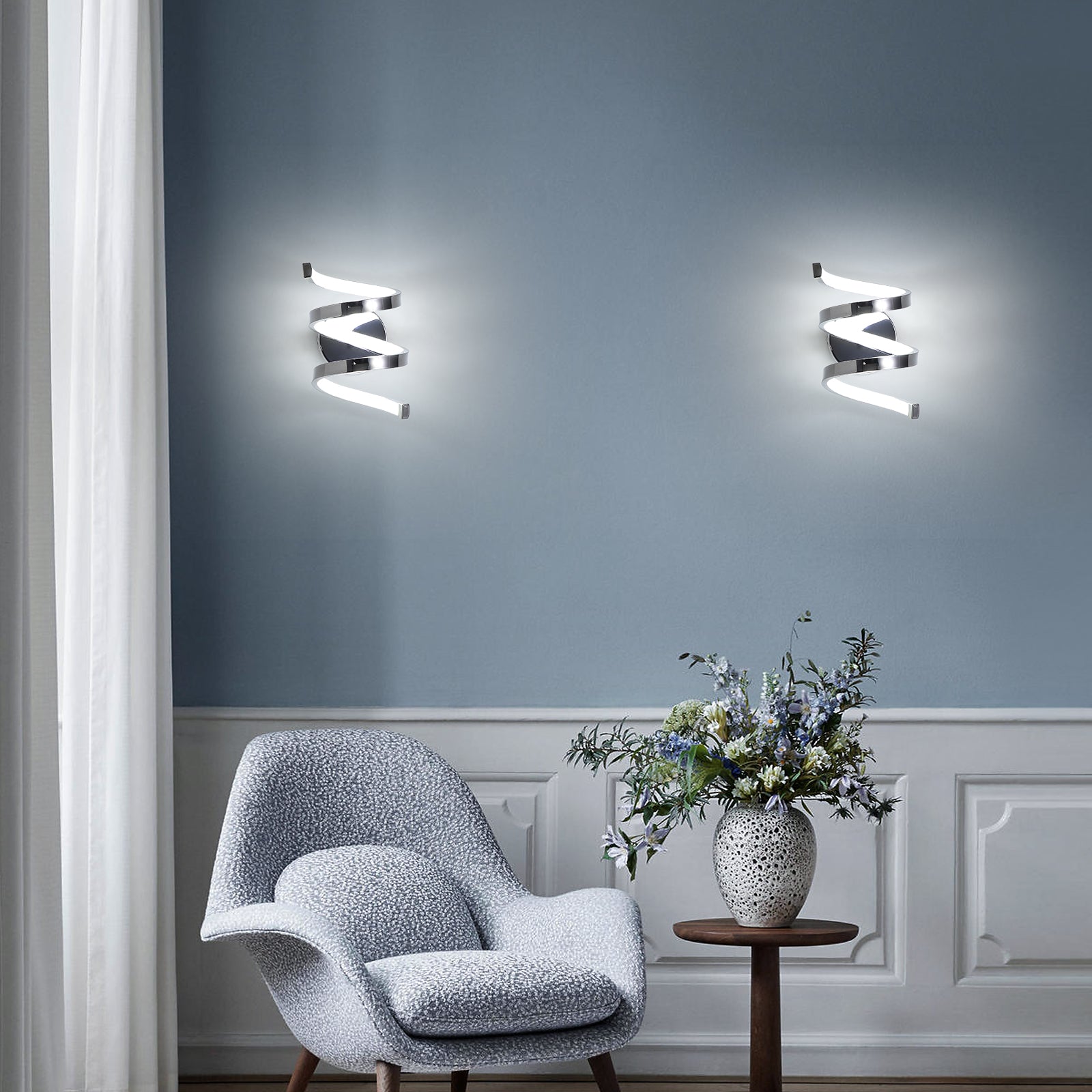 LED Applique Murale, 21W Moderne Lampe Murale Interieur