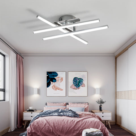 Lámpara de Techo LED, Lámpara de Techo LED Minimalista de 18W, Luces Blancas Frías, 6500K, LED Integrados, Lámpara de Techo para Dormitorio, Sala de Estar, Comedor, IP20