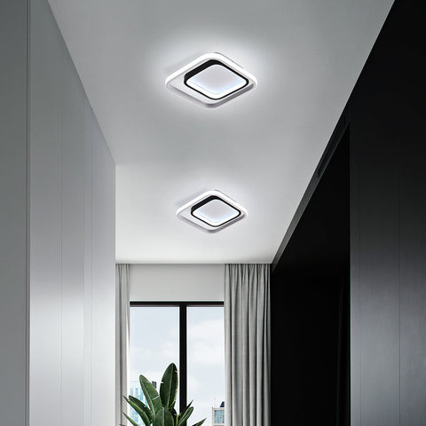 LED-Deckenleuchte, moderne Deckenleuchte 30 W, 3300 lm, 6000 K Deckenleuchte aus Acryl und Metall, für Wohnzimmer, Schlafzimmer, Esszimmer
