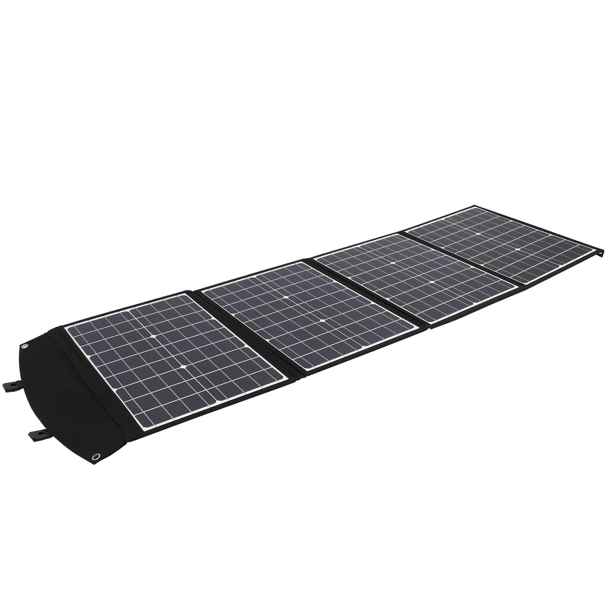 120-W-Solarpanel – monokristalline Leistung, 3 Schnittstellen, DC 19 V/6,31 A Ausgang, USB QC3.0 24 W und Typ-C PD45 W