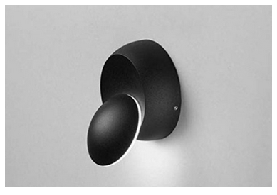 Lámparas de pared giratorias de 360 ​​grados, lámparas de noche, lámparas de pared creativas para pasillo, escalera, sala de estar, dormitorio, negro