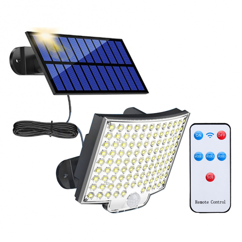 Colector Solar de luz para exteriores, lámpara LED con Sensor de movimiento para Patio, jardín, pasillo, terraza, camino de pared cerrado, Patio, Villa