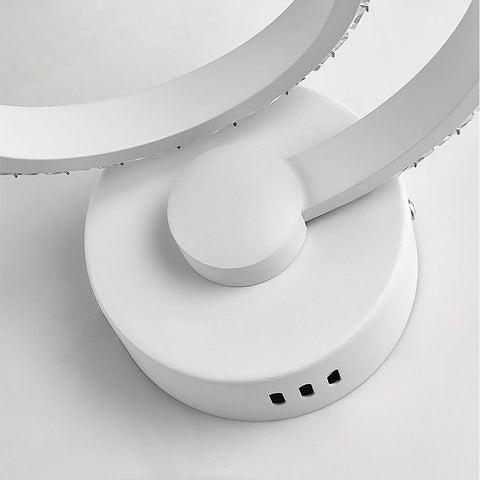 Lámpara de pared de cristal, lámpara de pared interior LED de 18 W, decoración de lámpara de pared de cristal nórdico para dormitorio, mesita de noche, blanco frío
