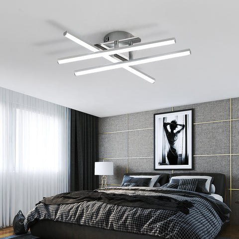 Lámpara de Techo LED, Lámpara de Techo LED Minimalista de 18W, Luces Blancas Frías, 6500K, LED Integrados, Lámpara de Techo para Dormitorio, Sala de Estar, Comedor, IP20