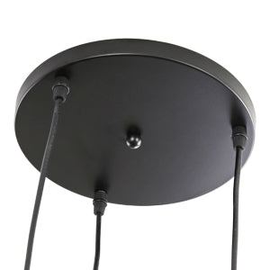 3 Lámparas Colgantes Retro, Lámpara De Araña Tallada Hueca Industrial, Lámpara De Techo De Metal Vintage E27, Iluminación para Sala De Estar Cocina Pasillo Restaurante Loft Café Bar