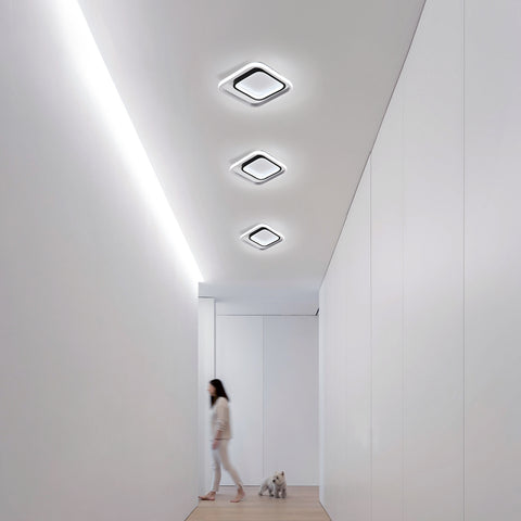 LED-Deckenleuchte, moderne Deckenleuchte 30 W, 3300 lm, 6000 K Deckenleuchte aus Acryl und Metall, für Wohnzimmer, Schlafzimmer, Esszimmer