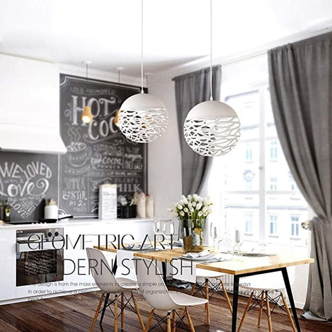 Industrieel Globaal Metaal Modern Holle Plafond Kroonluchter Keuken Eiland Kunst Verlichting Zolder Enkele Kop Ijzer Persoonlijkheid Studio Woonkamer Hanglamp Restaurant Bar Hanglamp E27 Zonder Lampen