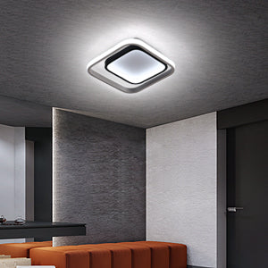 LED-Deckenleuchte, moderne Deckenleuchte 30 W, 3300 lm, 6000 K Deckenleuchte aus Acryl und Metall, für Wohnzimmer, Schlafzimmer, Esszimmer