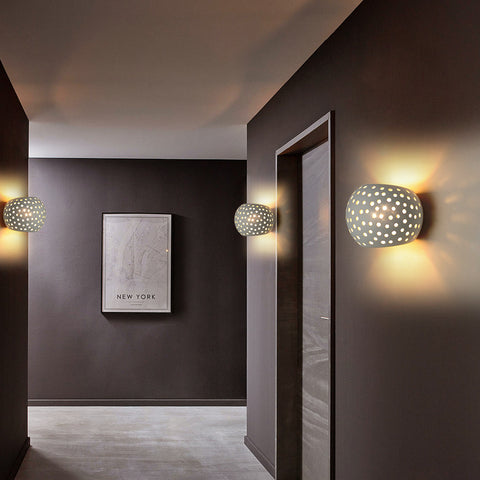 Moderne wandlamp witte gipswandlamp LED-wandlamp 5W warm wit verlichting voor trappen in slaapkamer woonkamer gang