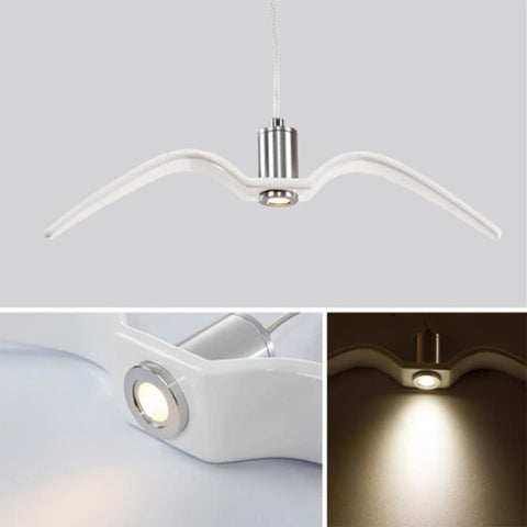 Araña, Lámpara colgante 3000K luz cálida diseño de gaviota araña decorativa simple moderna Tipo A Diámetro 38cm