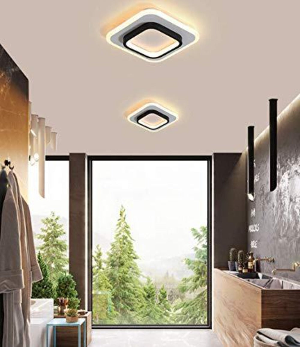 Plafonnier LED, Lampe de plafond nordique 20W pour Couloirs Salon