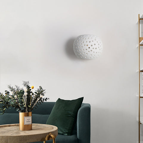 Moderne wandlamp witte gipswandlamp LED-wandlamp 5W warm wit verlichting voor trappen in slaapkamer woonkamer gang